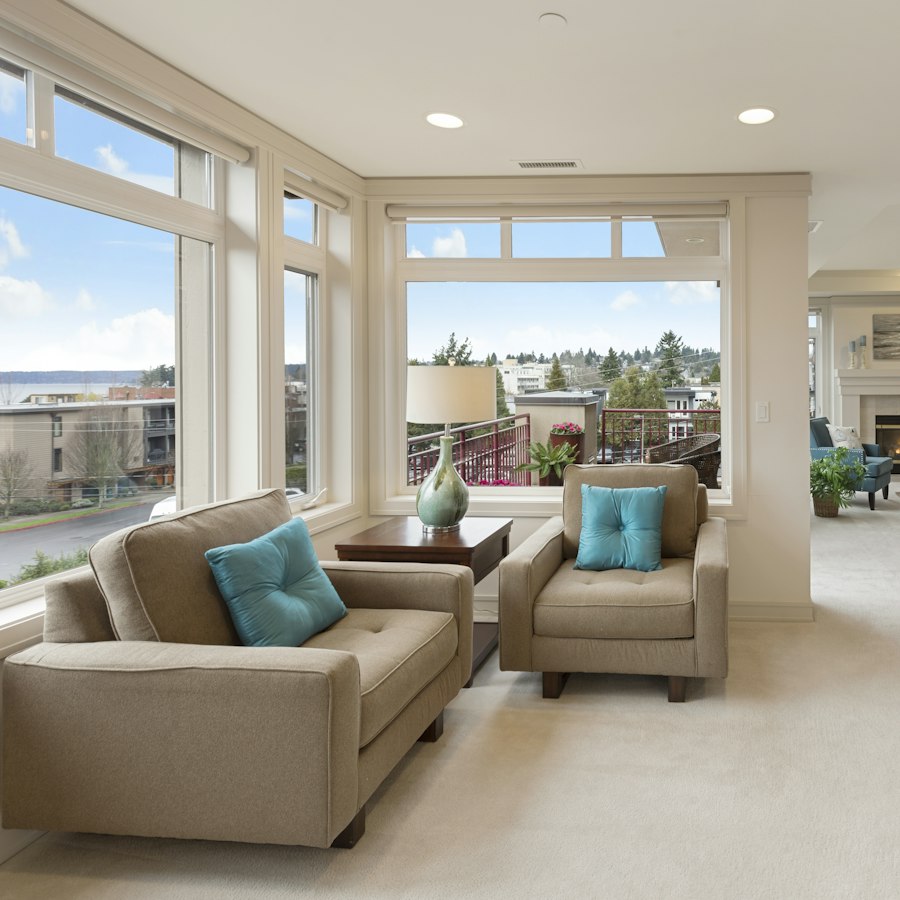 Tidy living room